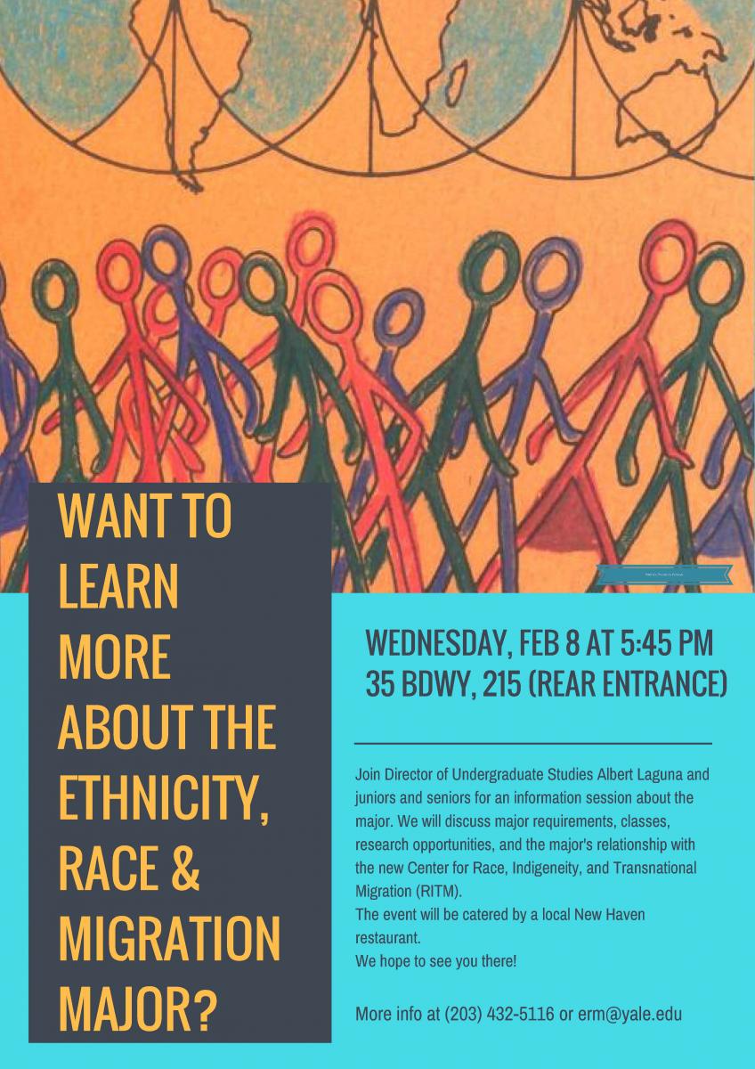 Ethnicity, Race, and Migration Major Info Session | Advising Resources