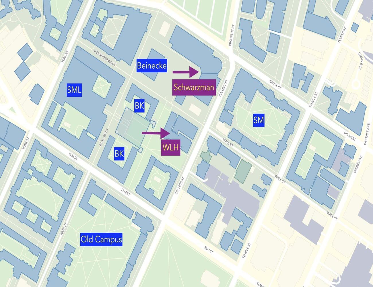 Campus Map for Academic Fair